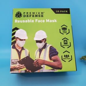 16 Face Mask Crew Pack Triple Layered Reusable